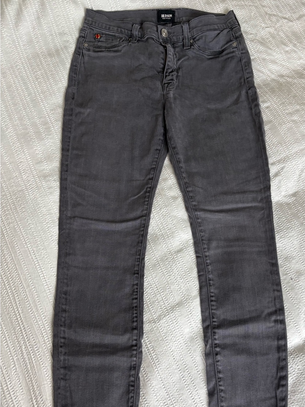 Hudson Stretch Jeans Women’s Skinny  in Light Gray Wash